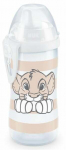 Laste pudel Nuk Kiddy The Lion King, 300 ml, 1 aasta, plastik, l&auml;bipaistev v./pruunikas v.