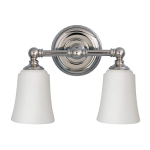 Valgusti seinale Elstead Lighting Huguenot Lake, G9, 2 x 3 W, kroom v.