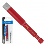Teemants&uuml;damikuga puur, puurimiskrooni jaoks Geko G39718, 1 cm
