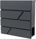 Postkast AWTools 45, must v., 10.5 cm x 37 cm x 37 cm