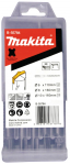 Puuride komplekt Makita TCT B-55784, raudbetoon, keermega, sds plus, 6 mm x 16 cm