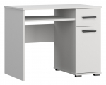 Kirjutuslaud sahtlitega ADRK Frazio, 90 cm x 56 cm, 73.4 cm, valge v.