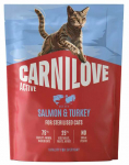 Kuiv kassitoit Carnilove Active Salmon & Turkey Sterilised, kalkun/l&otilde;he, 0.4 kg