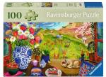 Pusle Ravensburger Seaside Window View, 21.8 cm x 29.5 cm, 100 tk, mitmev&auml;rviline