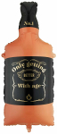 &Otilde;hupall erikujuga PartyDeco Whisky, must v./pruunikas v.