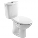 Kahjustatud pakendiga toode. WC-pott, p&otilde;randapealne Jika Euroline, kaanega, 370 mm x 670 mm