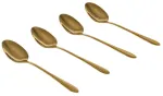 Dessertlusikas Homla Abele 244288, roostevaba teras, kuldne v., 4 tk, 14 cm