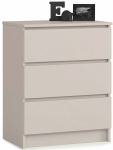 Kummut Akord K60 3SZ CLP PK, ka&scaron;miir v., 77 cm x 60 cm x 40 cm