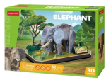 3D-pusle Cubicfun Elephant, 42 cm x 24 cm, 42 tk