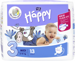 M&auml;hkmed Happy Midi, 3 suurus, 5 - 9 kg, 13 tk