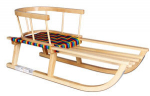 Puidust kelk 803468, pruun v.
