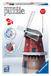 3D-pusle Ravensburger Windmill 12563, 27.4 cm x 19.5 cm, 216 tk, mitmev&auml;rviline