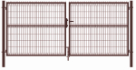 Segmentt&auml;idisega v&auml;rav Garden Center, 400 cm x 173 cm, pruun