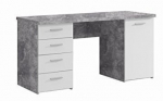 Kirjutuslaud koos kapiga Domoletti Freud MT926-C264, valge v./hall v.