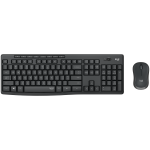 Juhtmevaba klaviatuuri ja hiire komplekt Logitech MK295, EN/RU, must v.