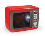 Laste majapidamisseade, mikrolaineahi Smoby Tefal Electronic Microwave 310586, punane v.