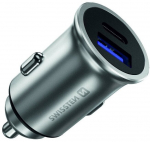 Auto laadija Swissten SW-CCH-ME2-QC3.0-PD-36W-S, USB 3.0/USB Type C, h&otilde;be v., 36 W
