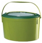 &Auml;mber Plastica Panaro Basket 6100207, 7 l, roheline v.