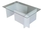 Kohvilaud Kalune Design Escape, valge v., 105 cm x 65 cm x 30 cm