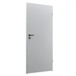 Uks Domoletti Basic RAL9010, vasakpoolne, valge v., 203 x 105.2 x 4 cm