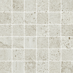 Mosaiik, kivimassi Cersanit Newstone WHITE OD663-090, 29.8 cm x 29.8 cm, hall v.