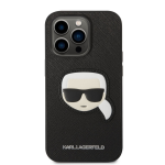 Telefoni &uuml;mbris Karl Lagerfeld KLHCP14XSAPKHK, Apple iPhone 14 Pro Max, must v.