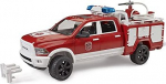 M&auml;ngu tulet&otilde;rjeauto Bruder Fire Engine RAM 2500 02544, 1:16, valge v./punane v.