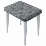 Tumba Kalune Design BM101 2234, valge v./must v., 35 cm x 45 cm x 45 cm