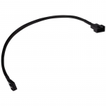 Pikenduskaabel ventilaatoritele Alphacool, 30 cm, must v.