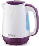 Elektriline veekeetja Brock, 1.7 l, valge v./violetne v.