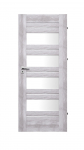 Siseukseleht Domoletti EUBE, parempoolne, hall v., 203.5 x 64.4 x 4 cm