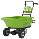 Aiak&auml;ru Greenworks 40V G40GC, metall, roheline v., 106 l