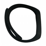 iWeari universaalne silikoonrihm Smart K&auml;ev&otilde;ru mudelitele - SM6 SM7 SM8 / Xiaomi Mi Band 5 6 7 Must