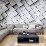 Fototapeet Artgeist Gray Background 3D, 70 cm x 100 cm