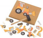 Loovkomplekt, naelutamiskomplekt VIGA Tack Zap Construction Vehicles, mitmev&auml;rviline