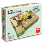 Pusle Dino Domestic Animals, 12 tk, mitmev&auml;rviline