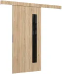 Uks Gela, sisel&uuml;kandustele, 205 cm, must v./sonoma tamm v.