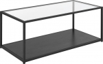 Kohvilaud Shumee Medora, must v., 100 cm x 54 cm x 42 cm