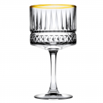 Veiniklaaside komplekt Pasabahce Elysia Gold, klaas, 0.5 l, 4 tk