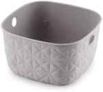 Hoiukorv, esemete hoidmiseks Curver Softex, 3 l, beež, 19.4 x 19.4 x 11.1 cm