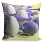 Dekoratiivpadjap&uuml;&uuml;r JMW-003, valge/roheline/violetne, 40 cm x 40 cm