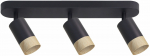 Valgusti lagi Candellux Lighting Conti, GU10, 3 x 15 W, must v.