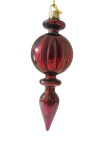 J&otilde;ulupuu ehe Christmas Touch EBO441779, punane v., 16 cm, klaas