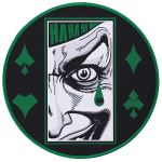 Hiirematt Subsonic SA5646-J1 The Joker, 60 cm x 60 cm x 0.3 cm, valge v./must v./roheline v.