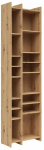 Raamaturiiul Benny, pruun v., 226 cm x 60 cm x 32 cm