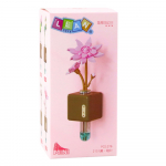 Konstruktor Lean Toys Mini Lotus Flower, 376 tk, mitmev&auml;rviline