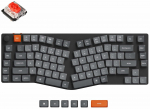 Juhtmevaba arvutiklaviatuur Keychron K15 Max Alice Layout K15M-A1 Low Profile Gateron Mechanical Red, EN, must v./hall v.