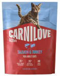 Kuiv kassitoit Carnilove Active Salmon & Turkey, 0.4 kg