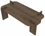 Kohvilaud Kalune Design Lovge, p&auml;hklipuu v., 60 cm x 120 cm x 35 cm