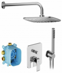 Varjatud du&scaron;ikomplekt Ravak Flat 090.01CR, kroom v.